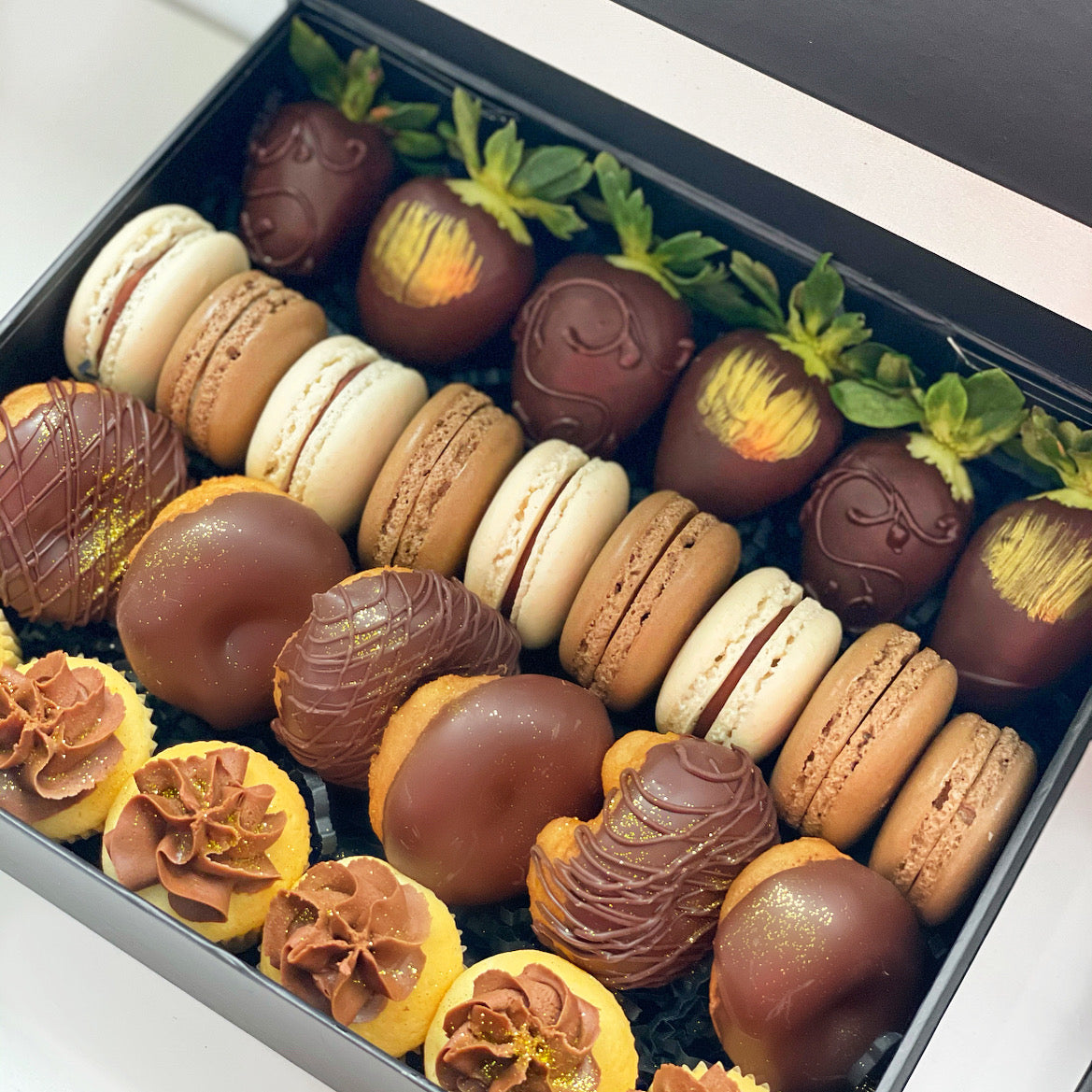 Valentine Ultimate Dessert Box - Macaron Delights Sydney