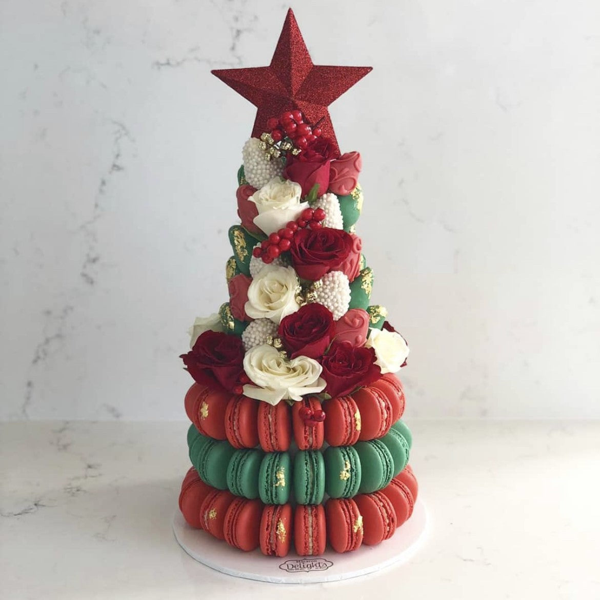 Christmas macarons Sydney